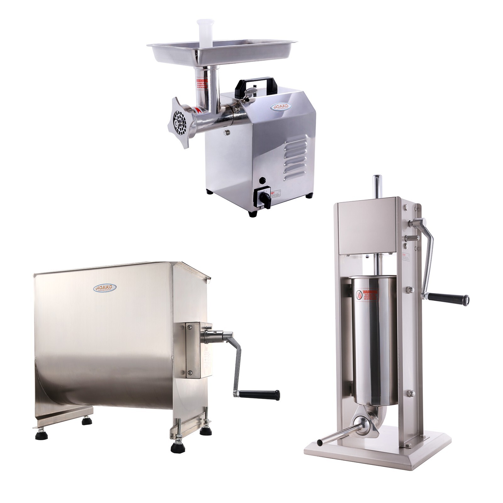 Hakka 3 in 1 Multi-function Food Processor Meat Mixer Grinder Sausage Maker