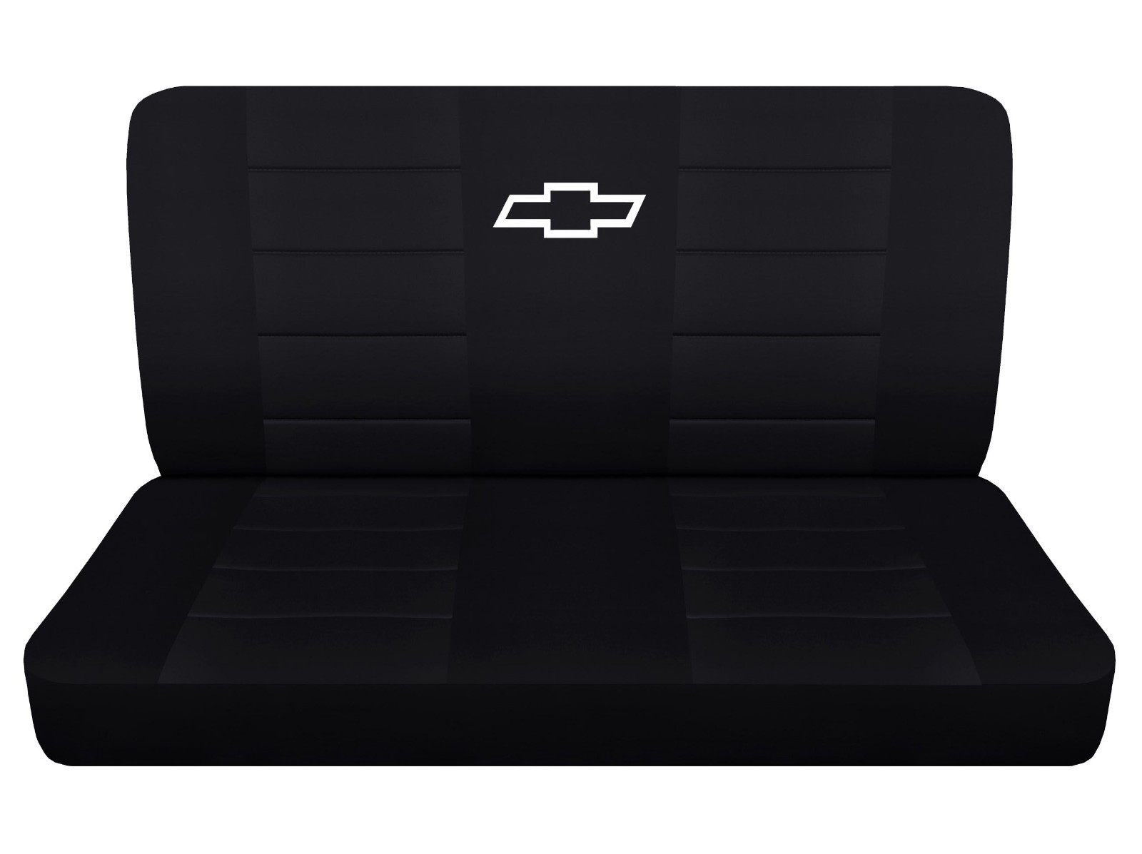 Front bench seat covers w/design Fits 1961 to 1986 Chevy C/K 10-20 pickup/truck