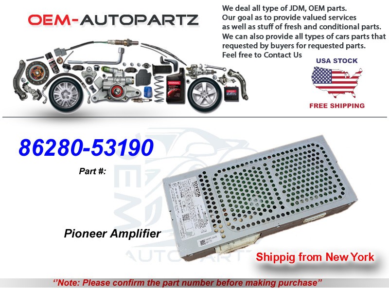 Lexus IS250 IS350 Radio stereo pioneer amplifier oem used 86280-53190