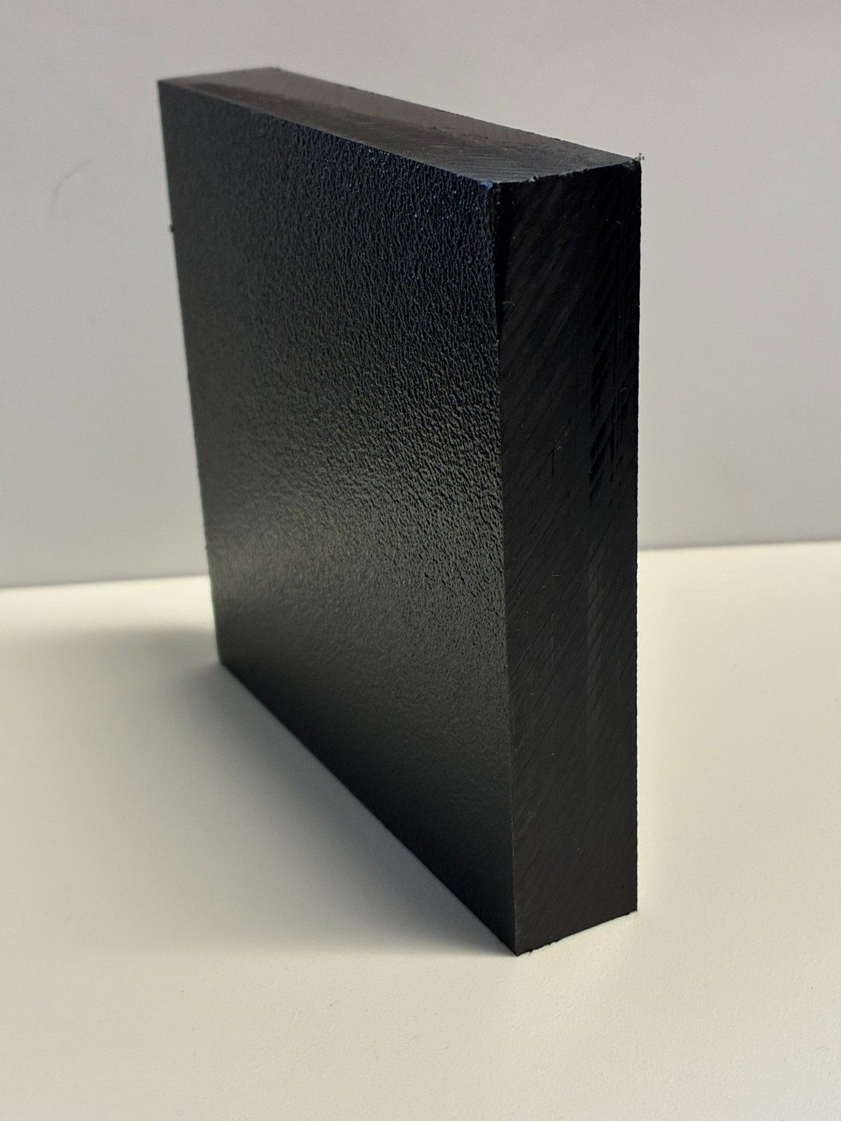 HDPE King Starboard Plastic Sheet - 3/4" Thick (19mm) - Black - 6" x 12"