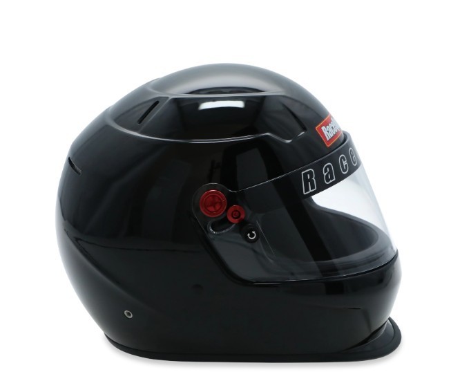 NEW RaceQuip Pro25 SA2025 Helmet Gloss BLACK Large Full Face IMCA USRA