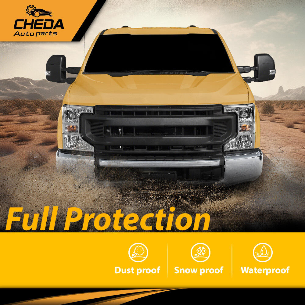 Fit For 2017-22 Ford Super Duty F250 F350 Windshield Wiper Cowl Panel Grille Set