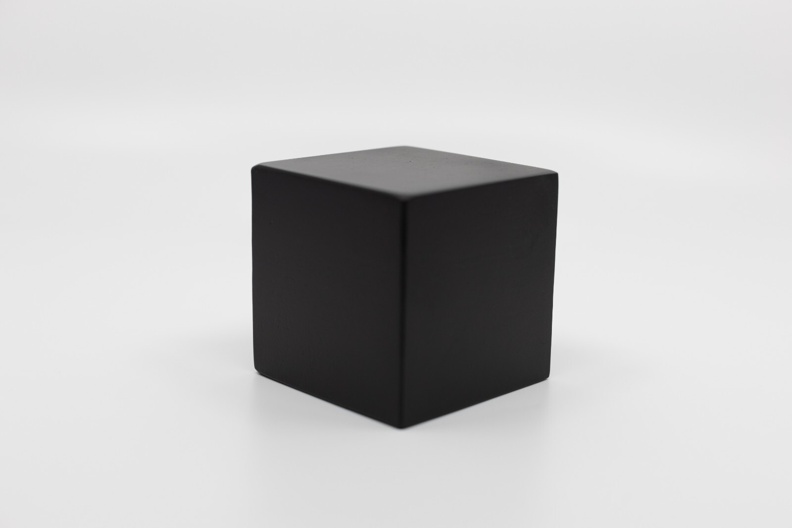 Black 3 Inch Solid Wood Block Cube 3x3x3 inches-riser, display, plant stand