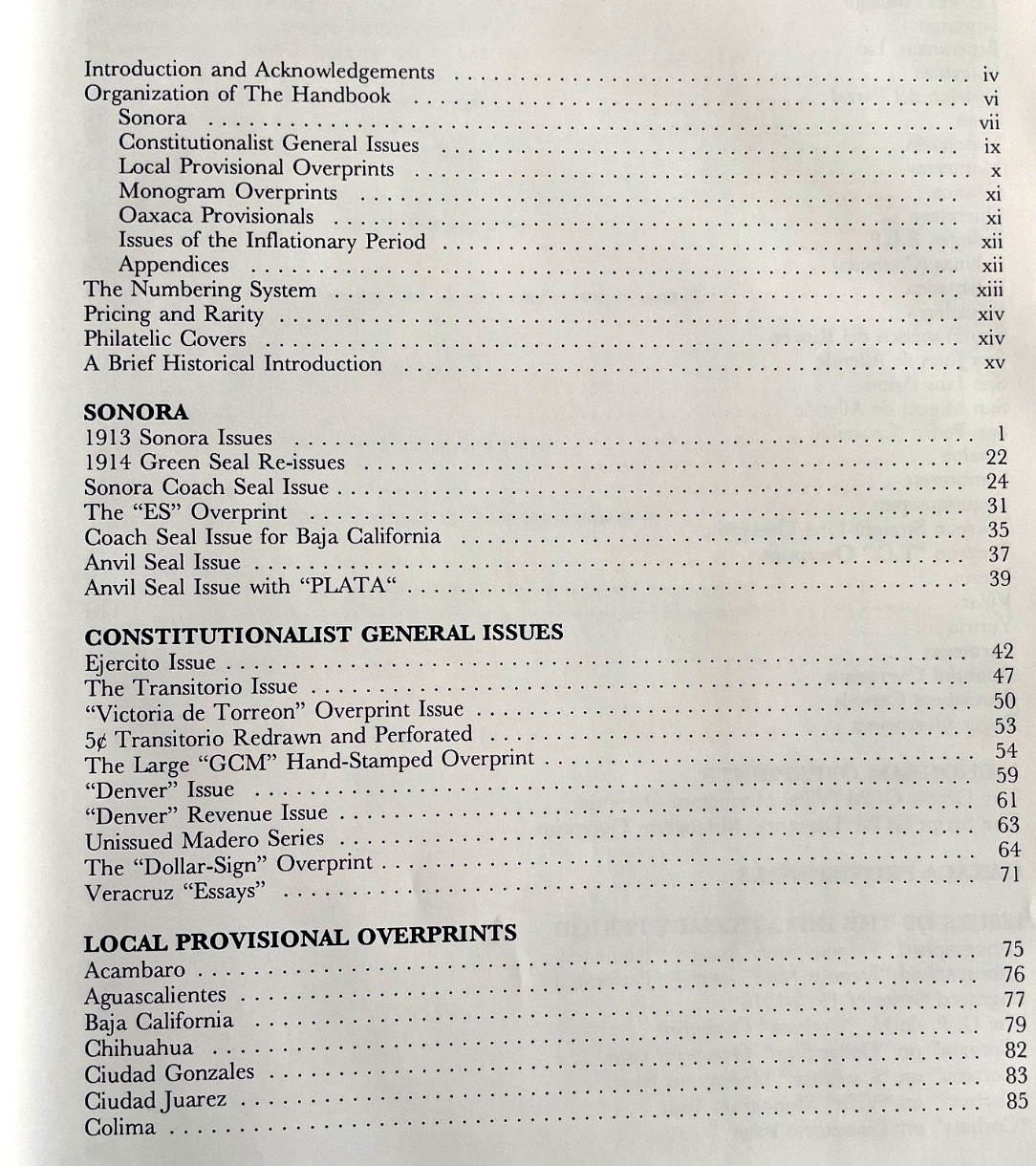 4-item lot Mexican Philately. Pulver Introduction, Maritime, Revolution British