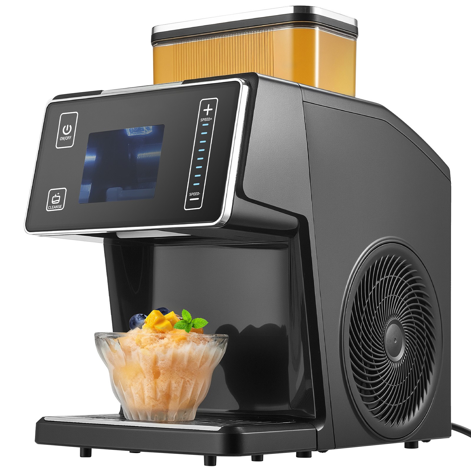 Uimoso Snowflake Ice Maker 44LBS/24H Shaved Ice Slush Machine for Home Party Use