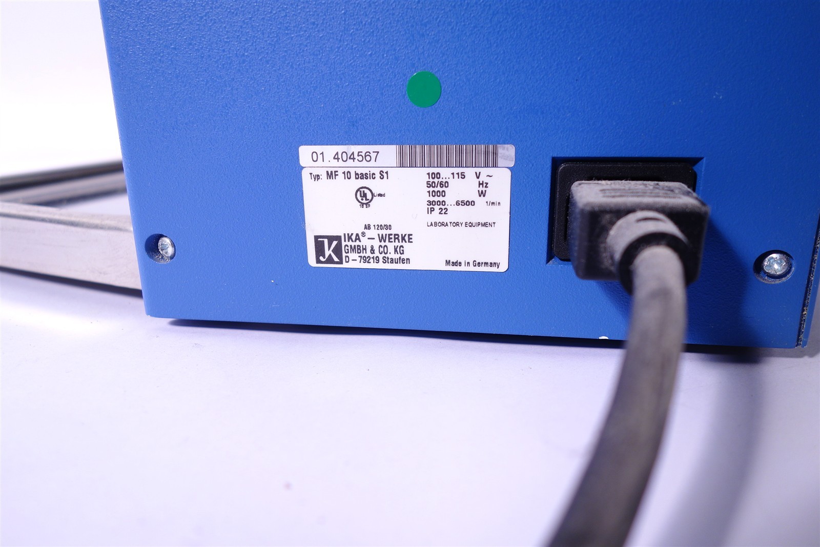 IKA MF10 Basic S1 Grinder / Mill Impact Grinder with Screens - Excellent