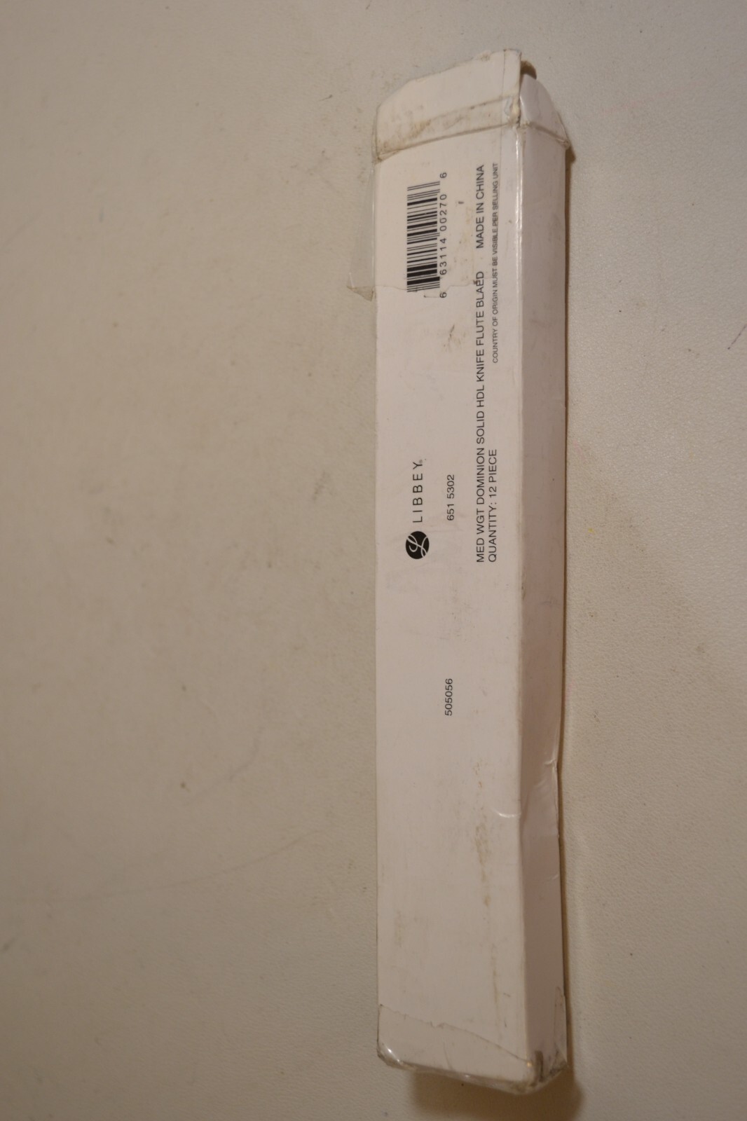 (12-Pk) LIBBEY World Tableware Windsor Fluted Dinner Knife 8" 651 5302