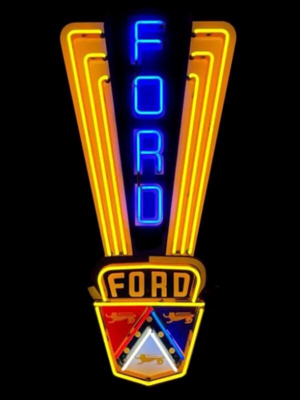 Ford Autos Logo New Metal Sign:  12 x 16" & Free Shipping - NOT a Neon Sign