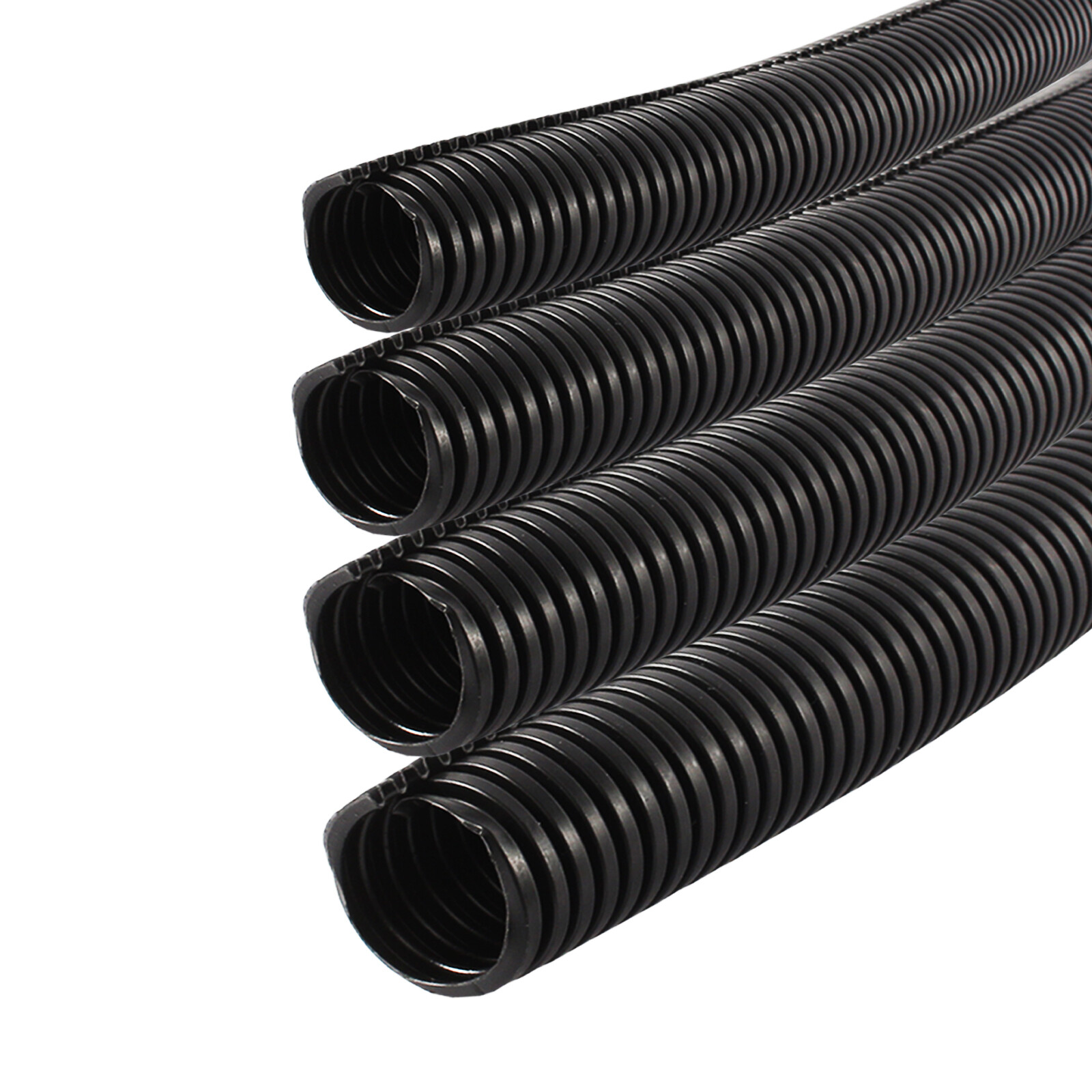 Corrugated Conduit Tubing Flexible Split Electrical Cable Sleeve Organize Cover