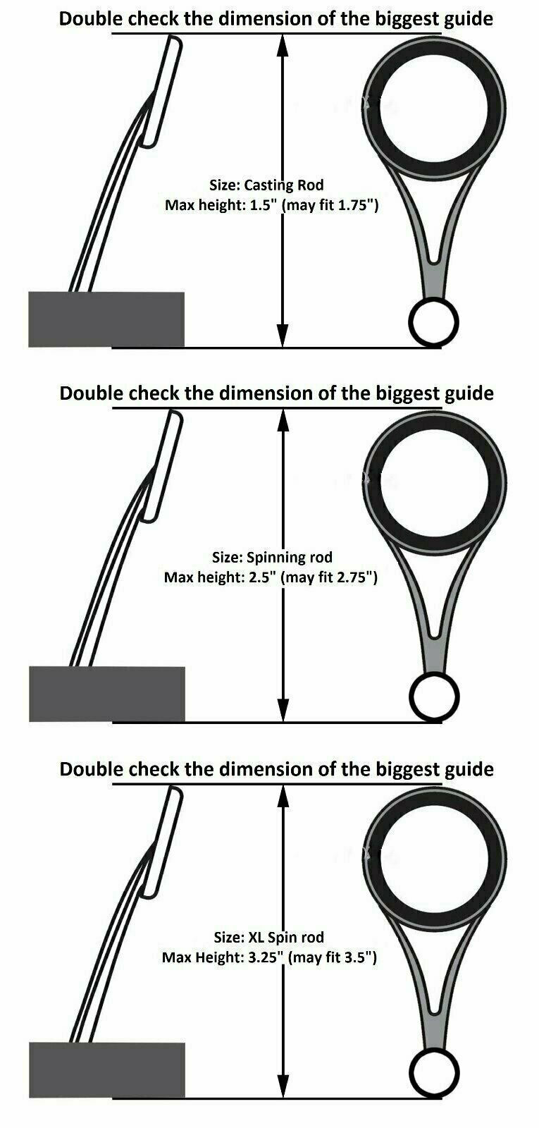 Reaction Tackle Fishing Rod Cover/ Rod Sleeve/ Rod Sock (2-Pack)