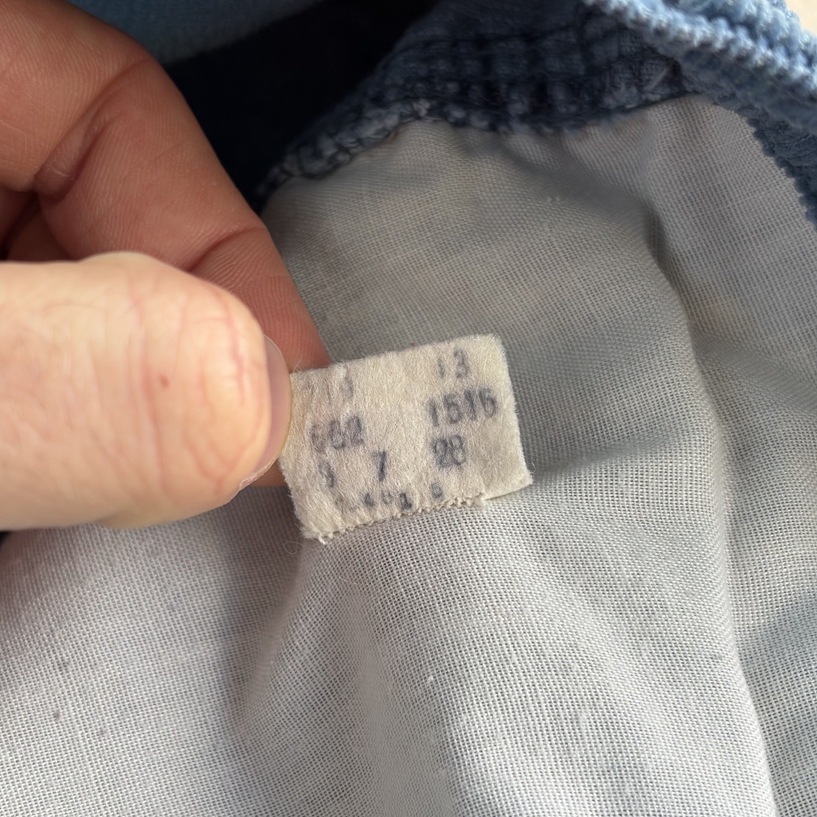 Vtg Levi’s Pants Mens 32x30 Blue Corduroy Bell Flare Buckle Back 70s Talon Zip