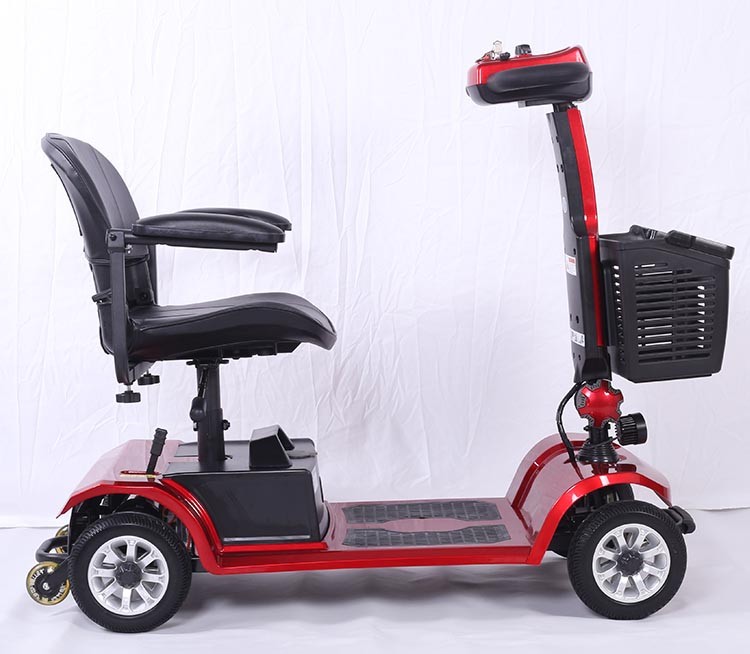 Mobility Scooter 4 Wheel Electric Powered 12.4miles Range 300W 419lbs Capacity