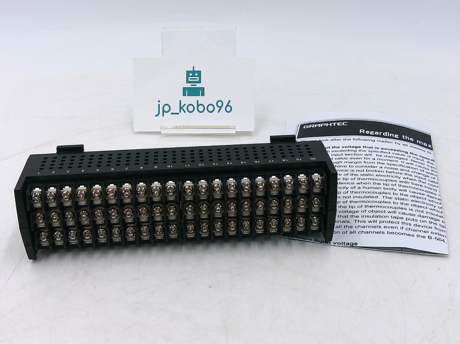 GRAPHTEC B-565 High-voltage high-precision terminal for GL840 R3558