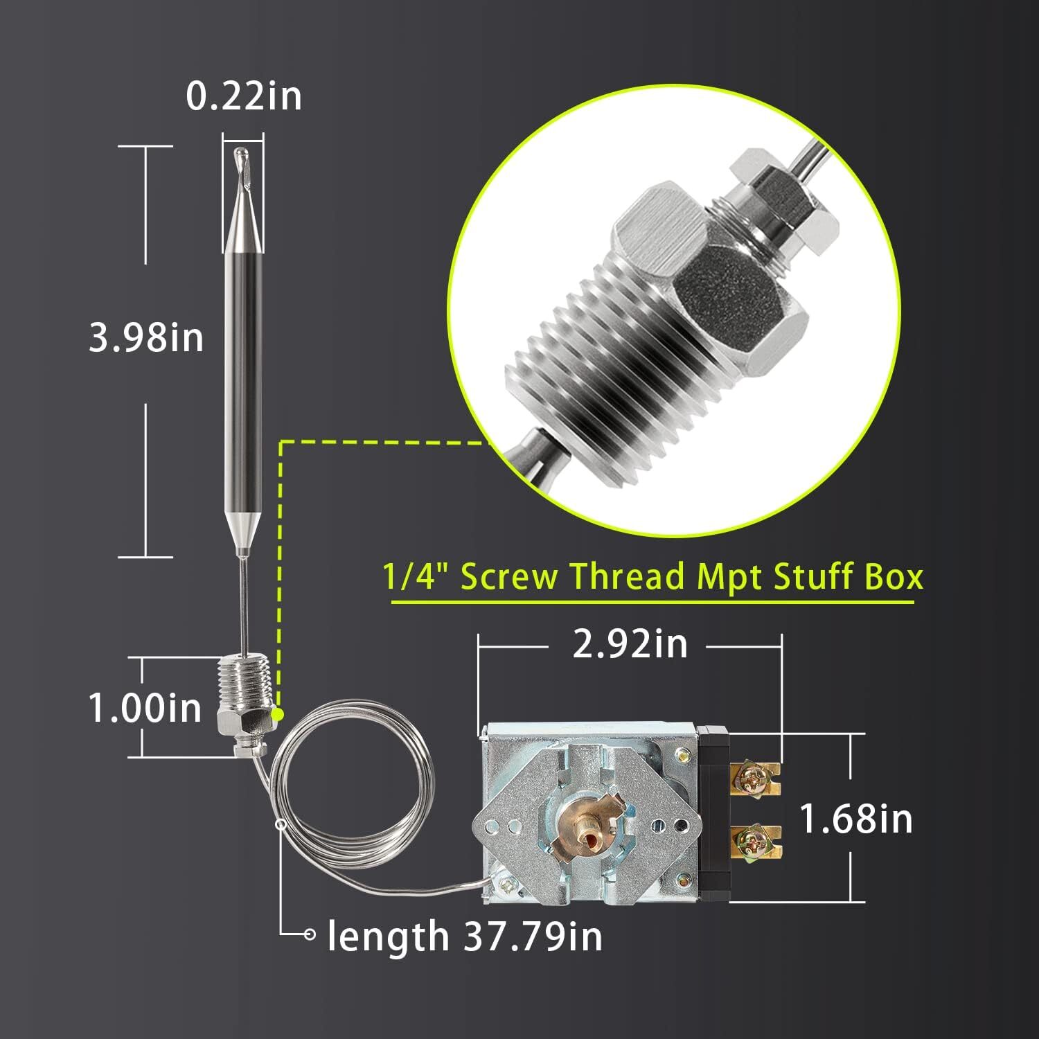 60125401 Fryer Thermostat for Pitco Imperial Dean Blodgett American Range Anets