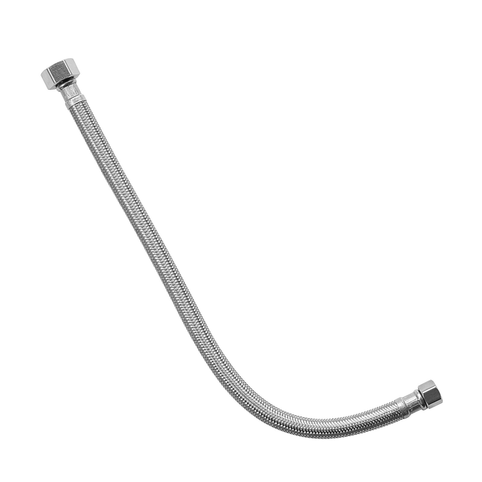 3/8" COMP 10PCS Faucet Supply Line Connector 16in Braided Stainless Steel