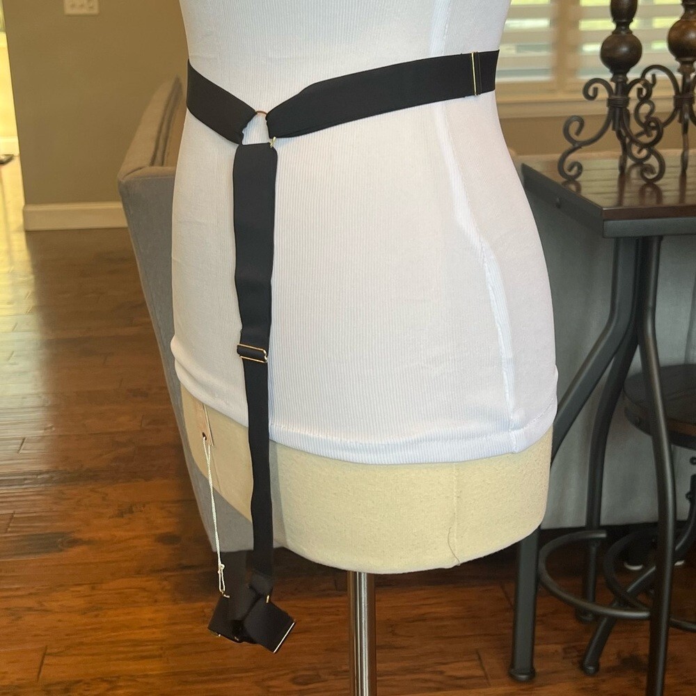 NWT HAH X Free People Strapped in Harness OS Black Lingerie Garter XS S M L XL