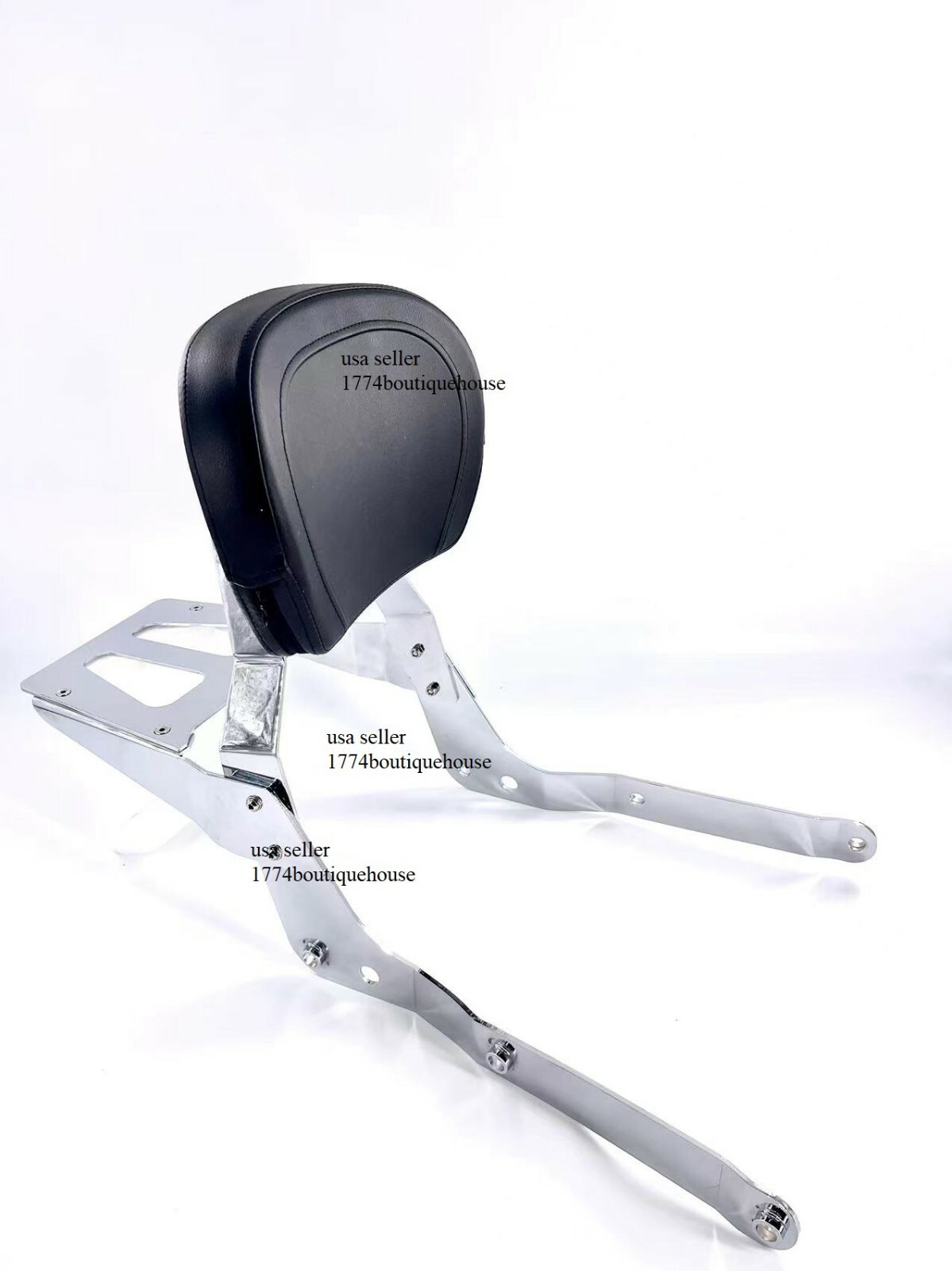 Sissy Bar Backrest Luggage Rack for Honda Shadow Aero VT 750 VT750 2004-2023 USA