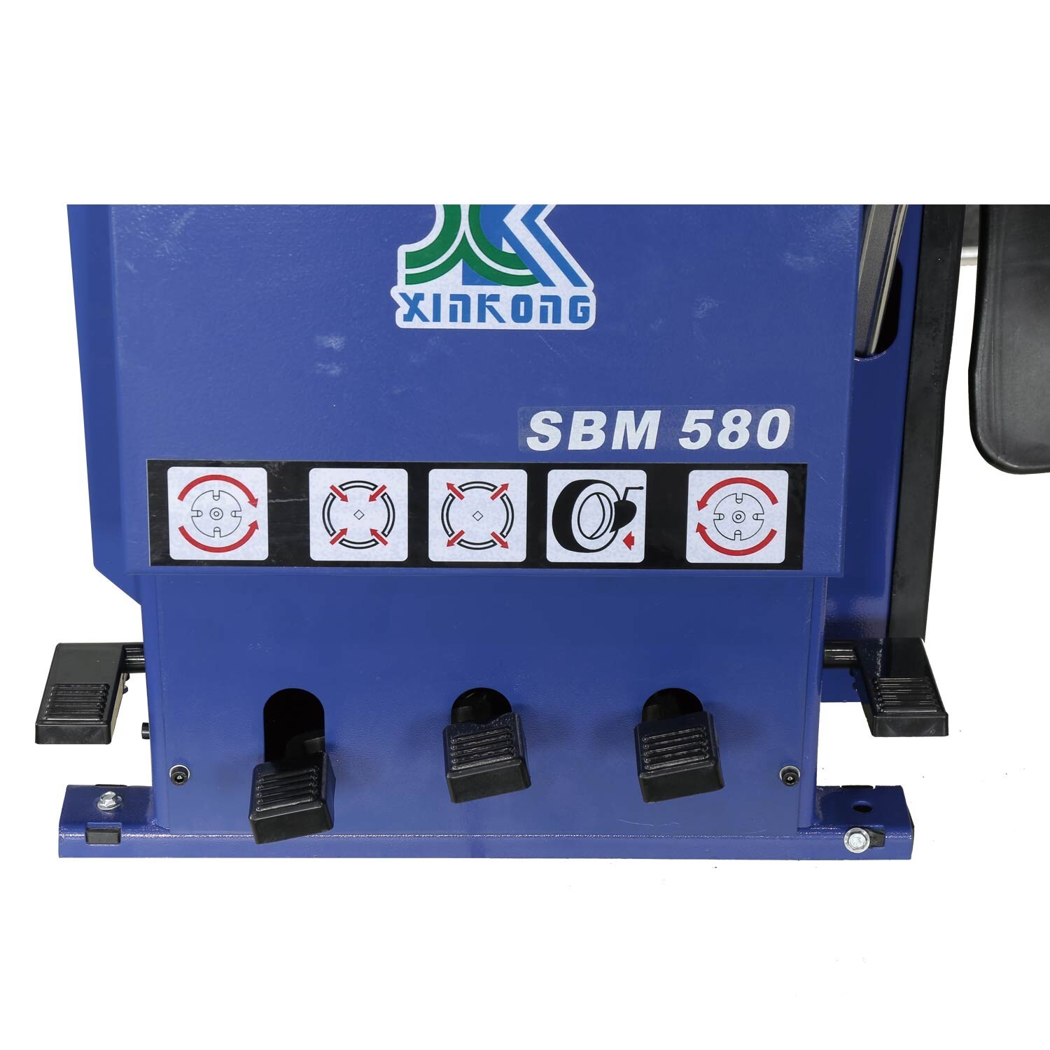 XK 580 690 Tire Changer Wheel Balancer Machine Combo Tire with Hood Cover 2.0 HP