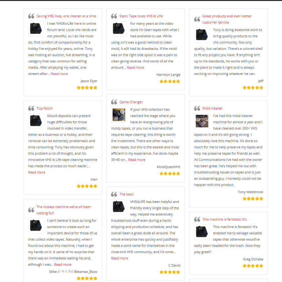 VHS Mold Cleaner Betamax Analog Tape Cleaning Removal System w/ 100ct PEC-PADs!