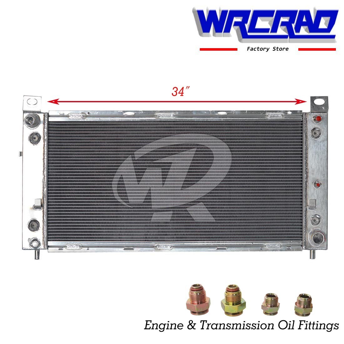 34'' Radiator for Chevy Silverado 1500 2500 Suburban Tahoe 4.8L 5.3L 6.0L CU2370