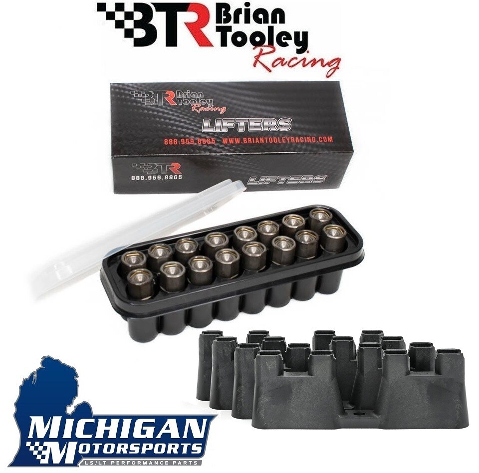 BTR Delphi LS7 Lifters with Guide Trays - Set of 16 Brian Tooley LS Lifters LS1