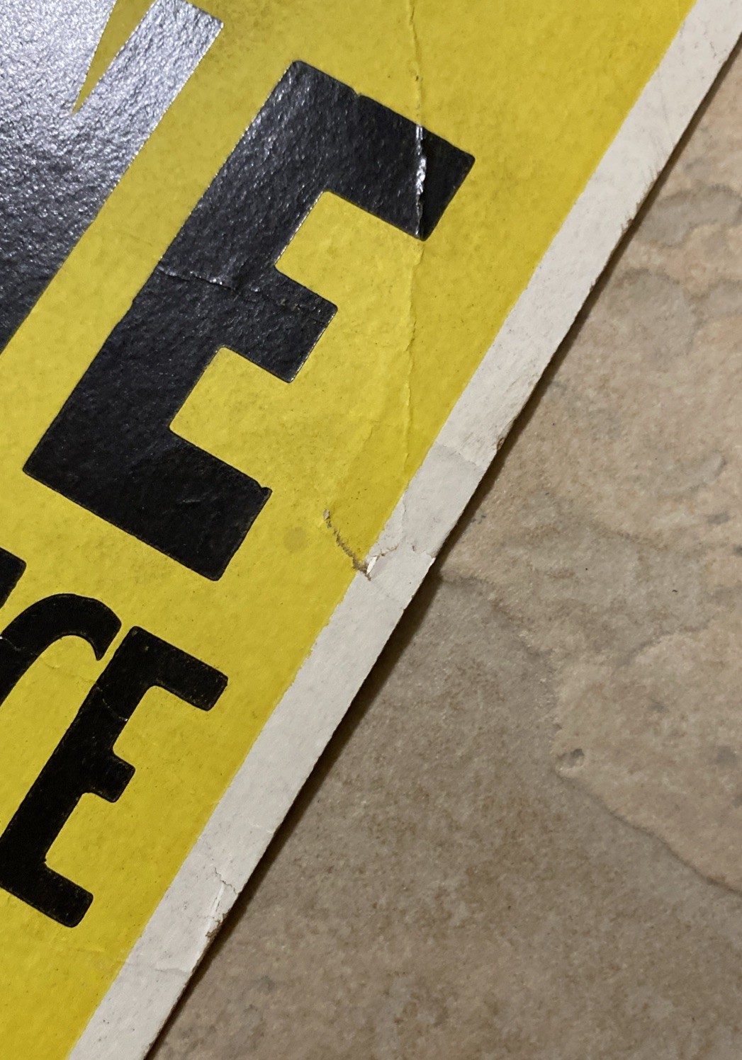 OZZY OSBOURNE AT ARAGON BALLROOM - ORIGINAL VINTAGE CONCERT PROMOTION POSTER