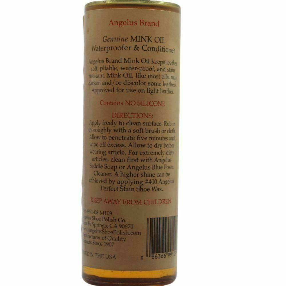 Angelus Genuine Mink Oil Compound 8 oz