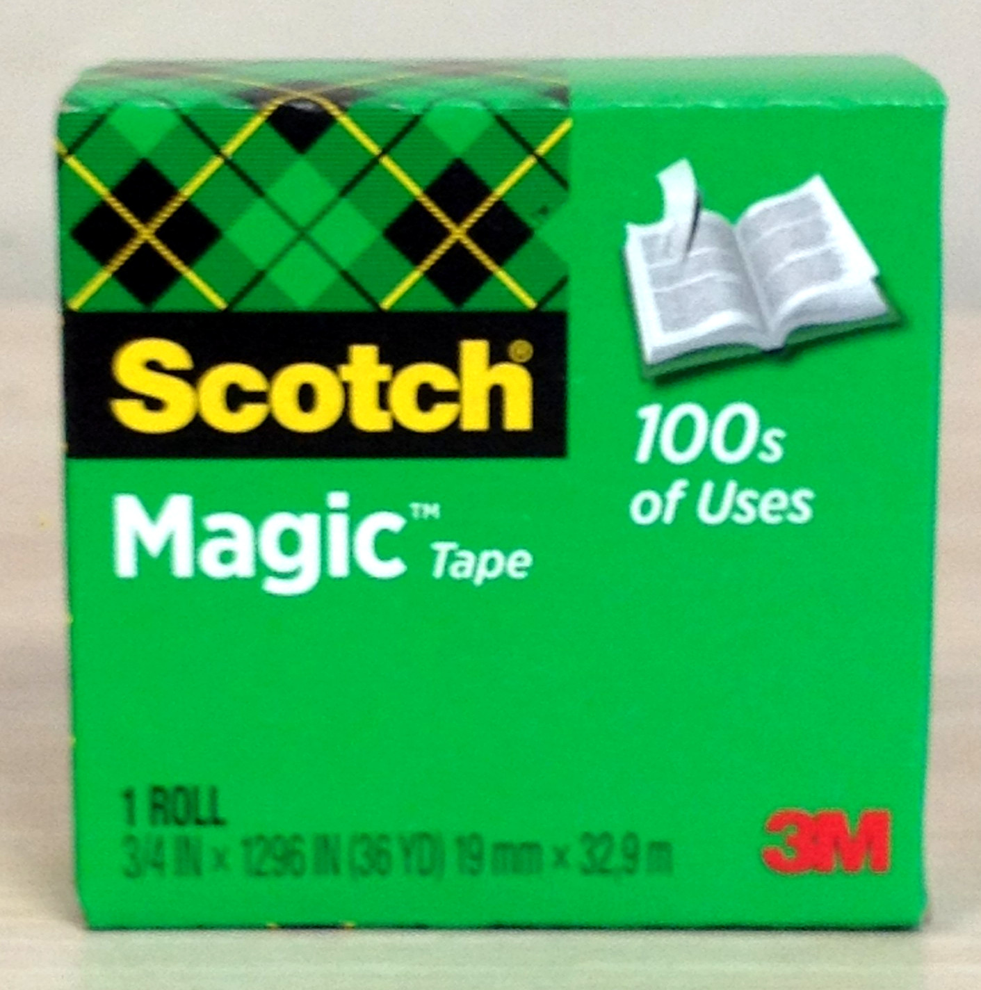 Lot of 6 Scotch Magic Tape Refills 3/4" x 1296 1" Core Clear Invisible MMM81034