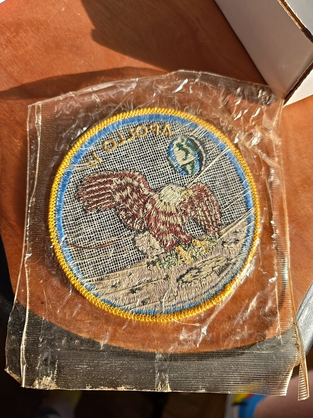 NASA Apollo 11 Authentic 1969 patch Lion Brothers Mint In Original Cellophane