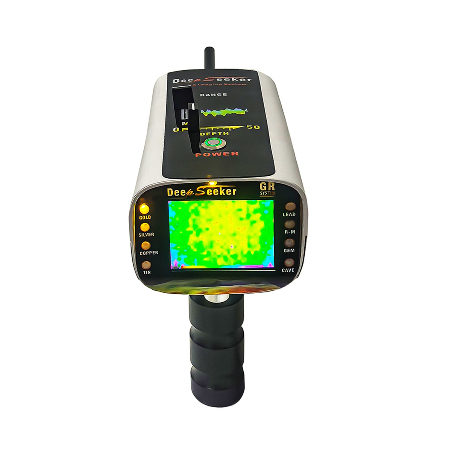 GR DeepSeeker Long Range 3D Laser Gold Metal Detector 5 Search Systems 3000M 50M