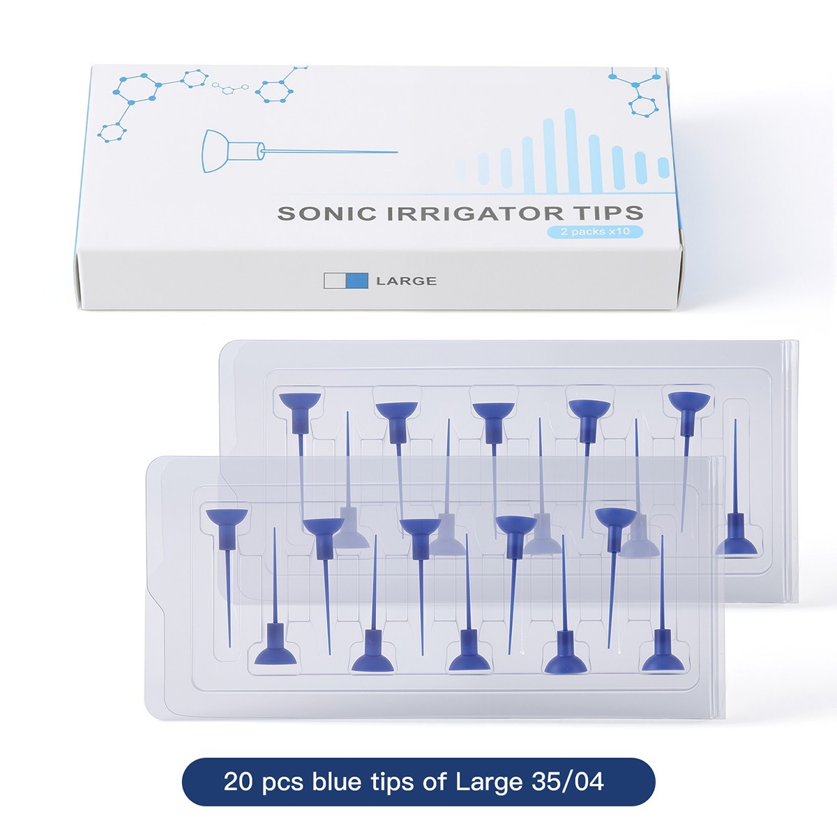 AZDENT Dental Endo Ultrasonic Sonic Activator Root Canal Irrigator+60 Tips