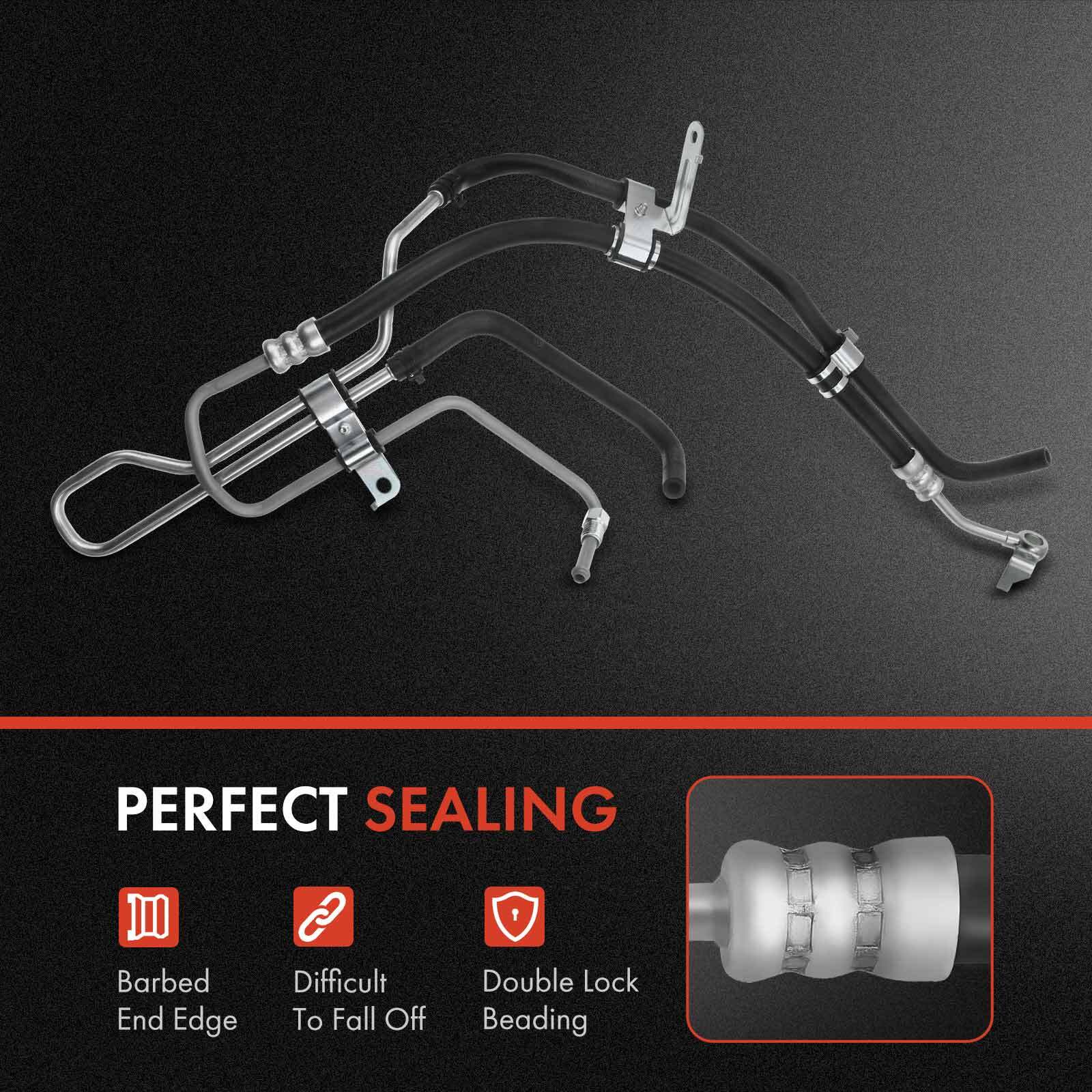 Power Steering Pressure & Return Line Assembly for Toyota Tacoma 05-19 2.7L 4WD