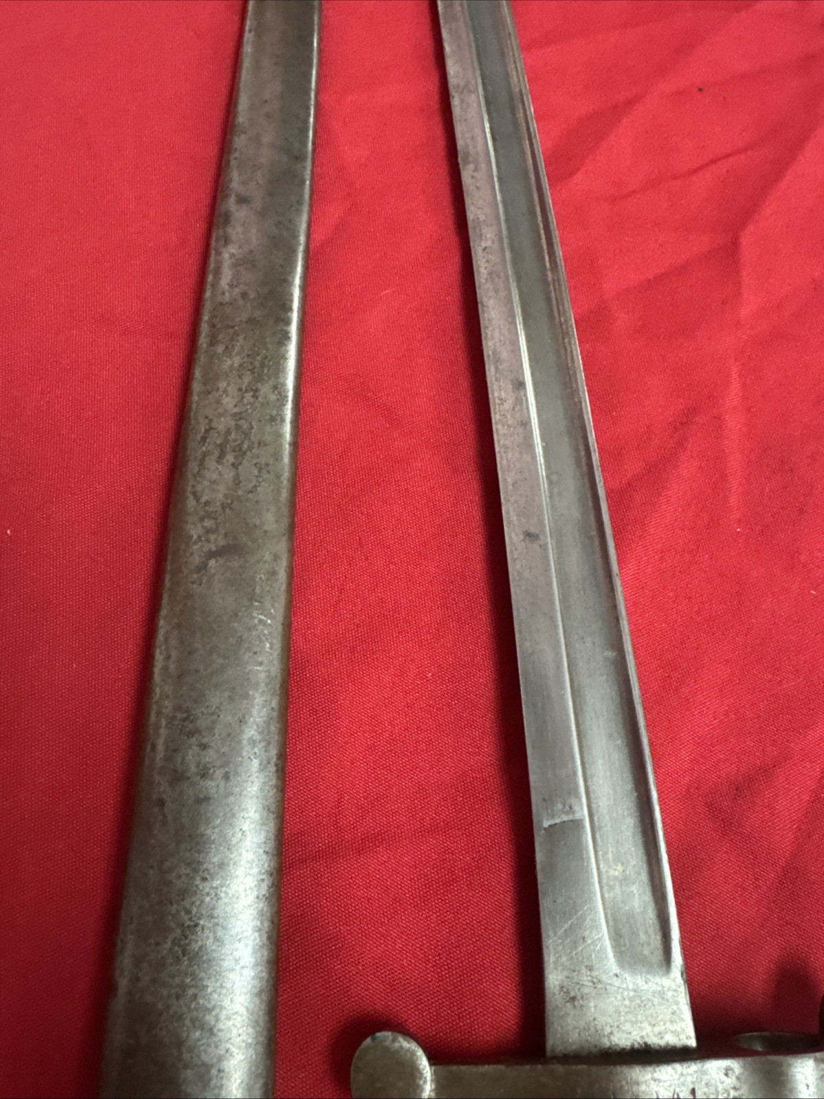 PORTUGUESE MODEL 1885 BAYONET WITH SCABBARD MARKED STEYR A946