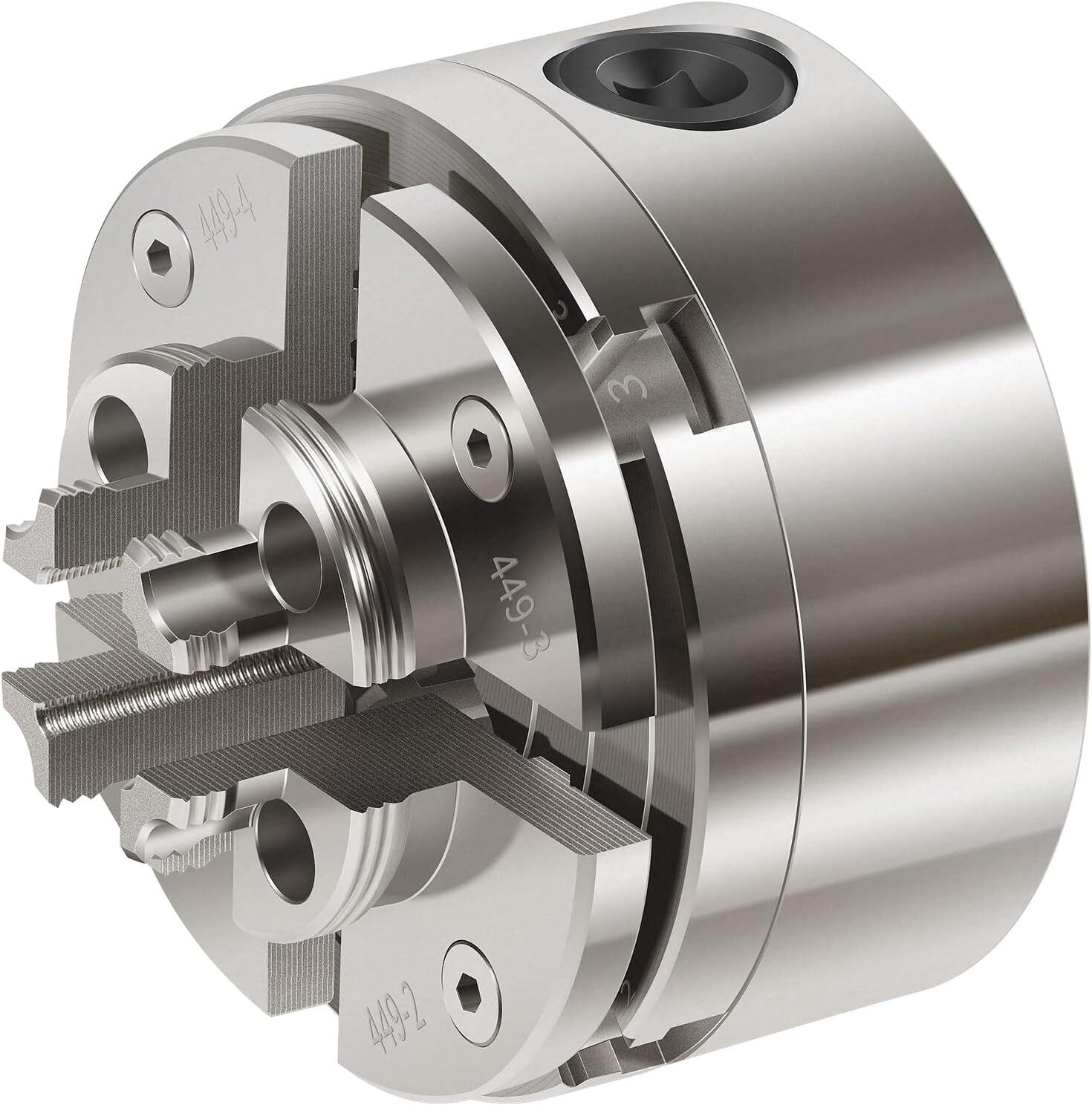 4-Inch Self-Centering Wood Lathe Chuck for Nova 4-Jaw Wood Turning Chuck Set