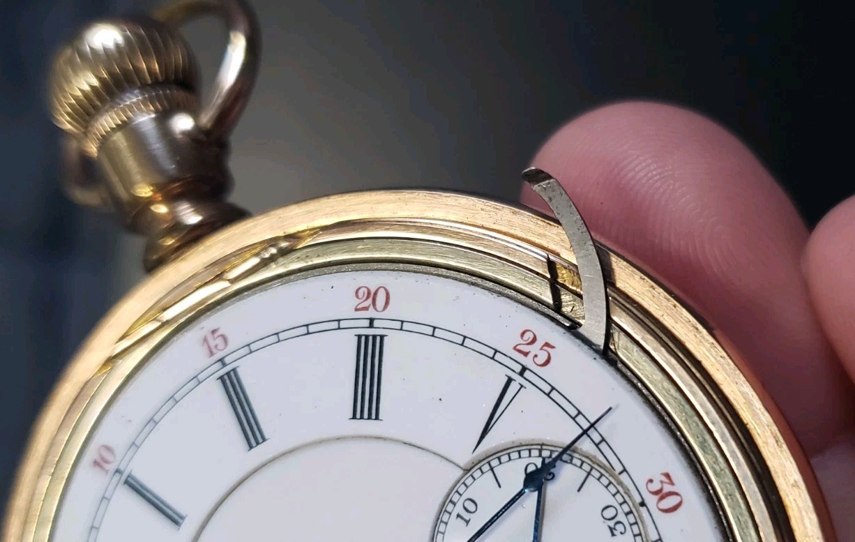 Antique Rare Hamilton Pocket Watch Grade 935, Size 18, Gold Filled 17j Works