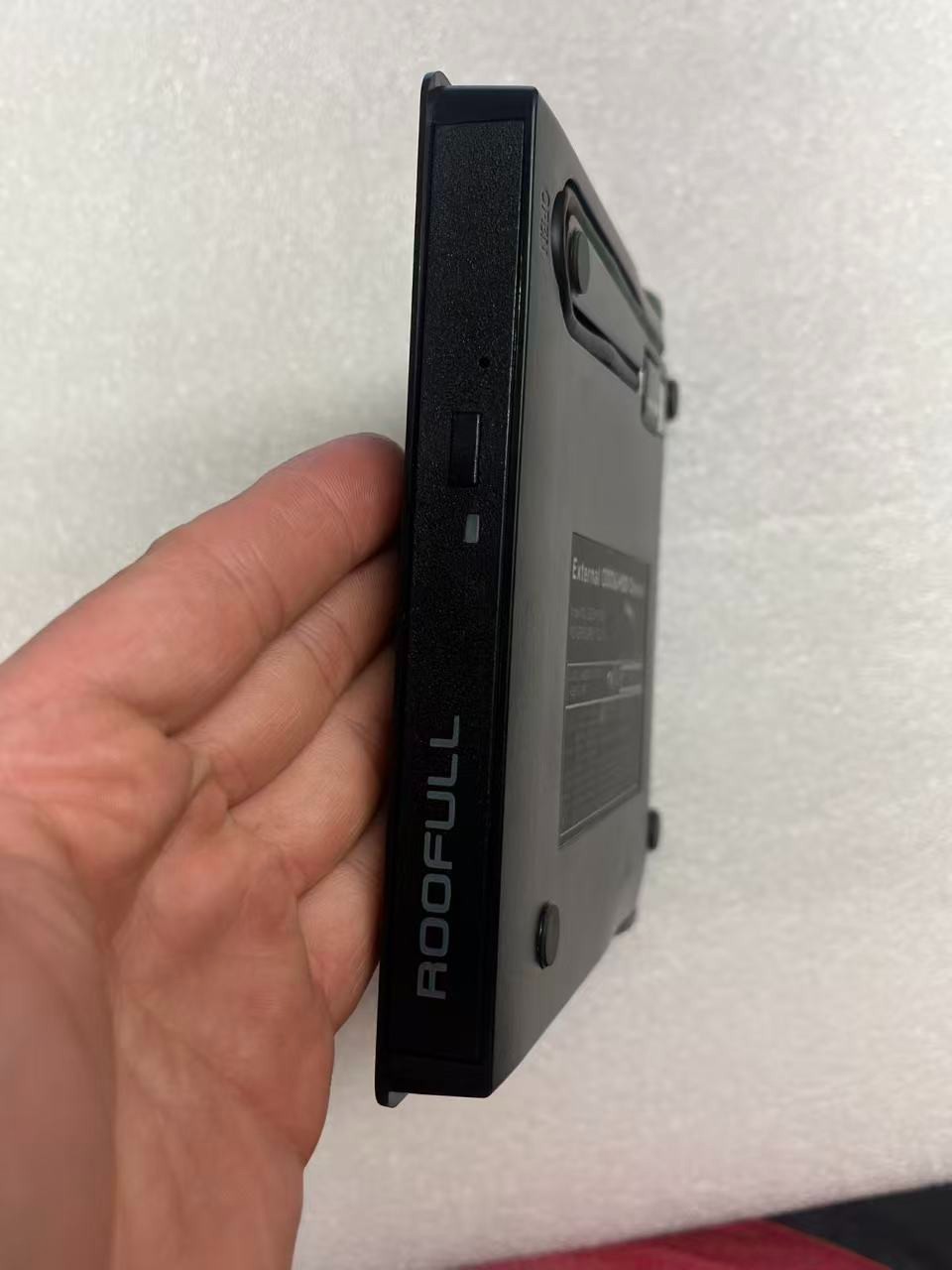 ROOFULL USB 3.0 External DVD/CD Drive Card Reader Hub for Laptop Mac PC