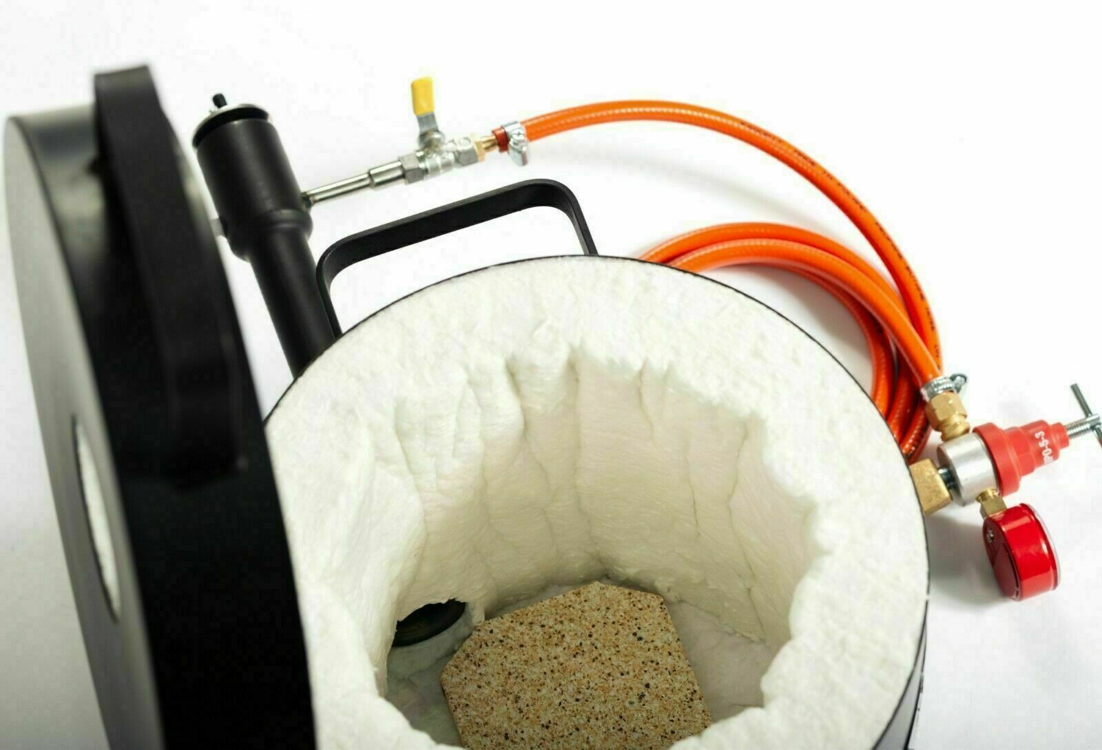 FB2Mb–10KG GAS METAL MELTING FURNACE Propane Forge Copper Crucible Tongs 2 in 1