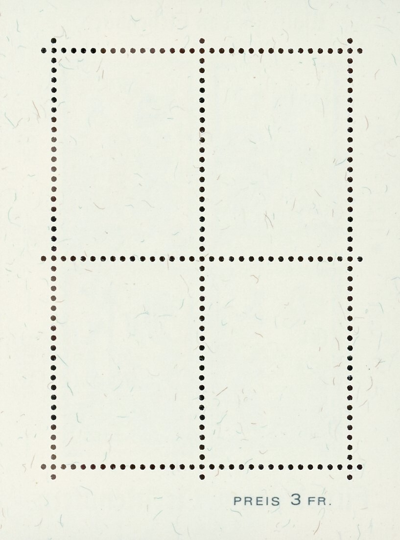 Liechtenstein 471 Souvenir Sheet Minnesingers MNH