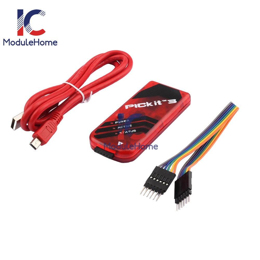 1-10PCS PICKIT3 Microchip Original MPLAB PICkit 3 In-Circuit Debugger Programmer