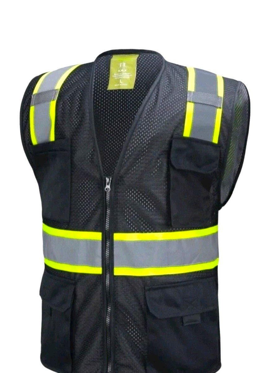 Two Tones Safety Vest ,With Multi-Pocket