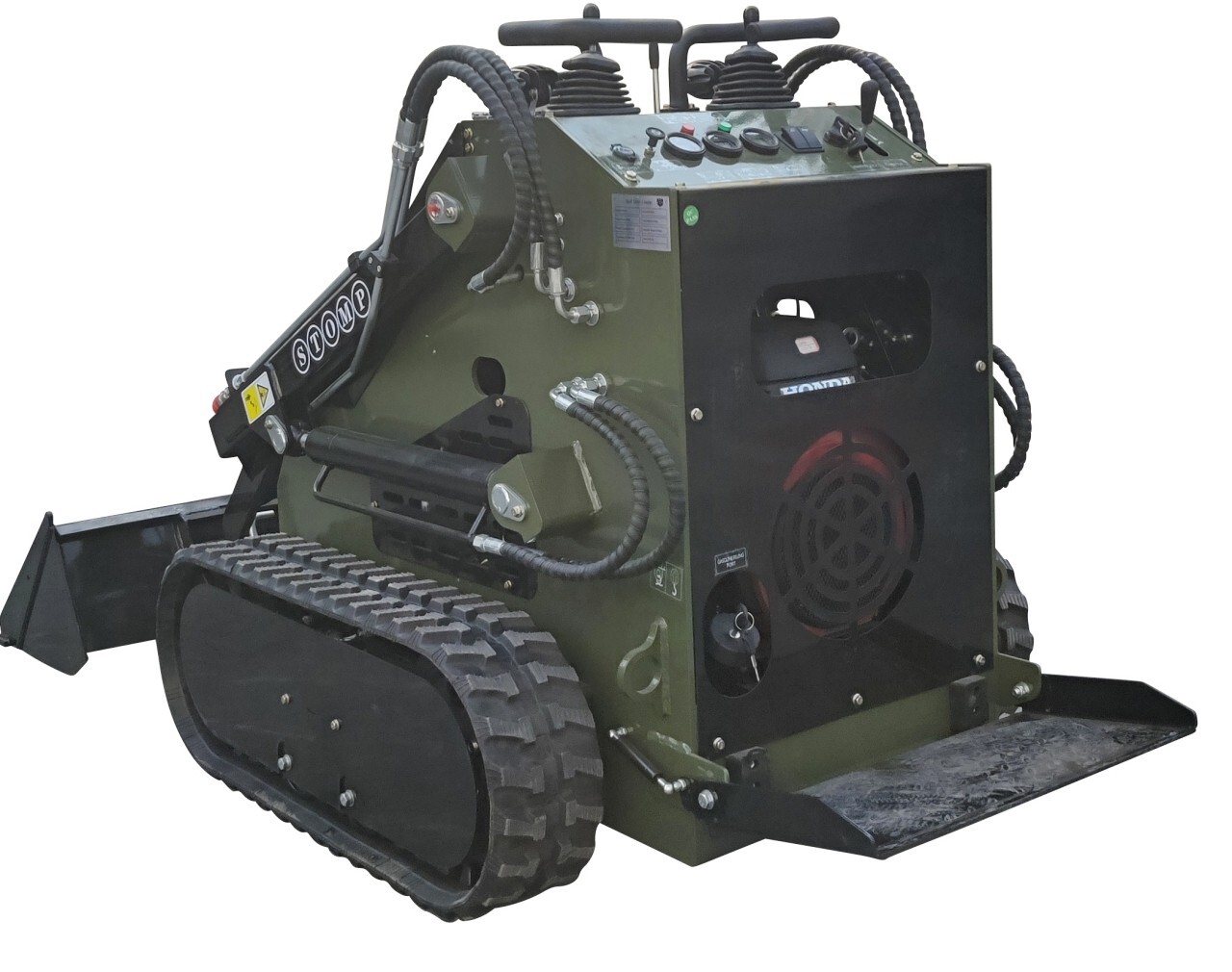 2025 NEW Skid-Steer Loader Tracked 22.1 HP Honda EPA Gasoline Engine 3 Hy Valves