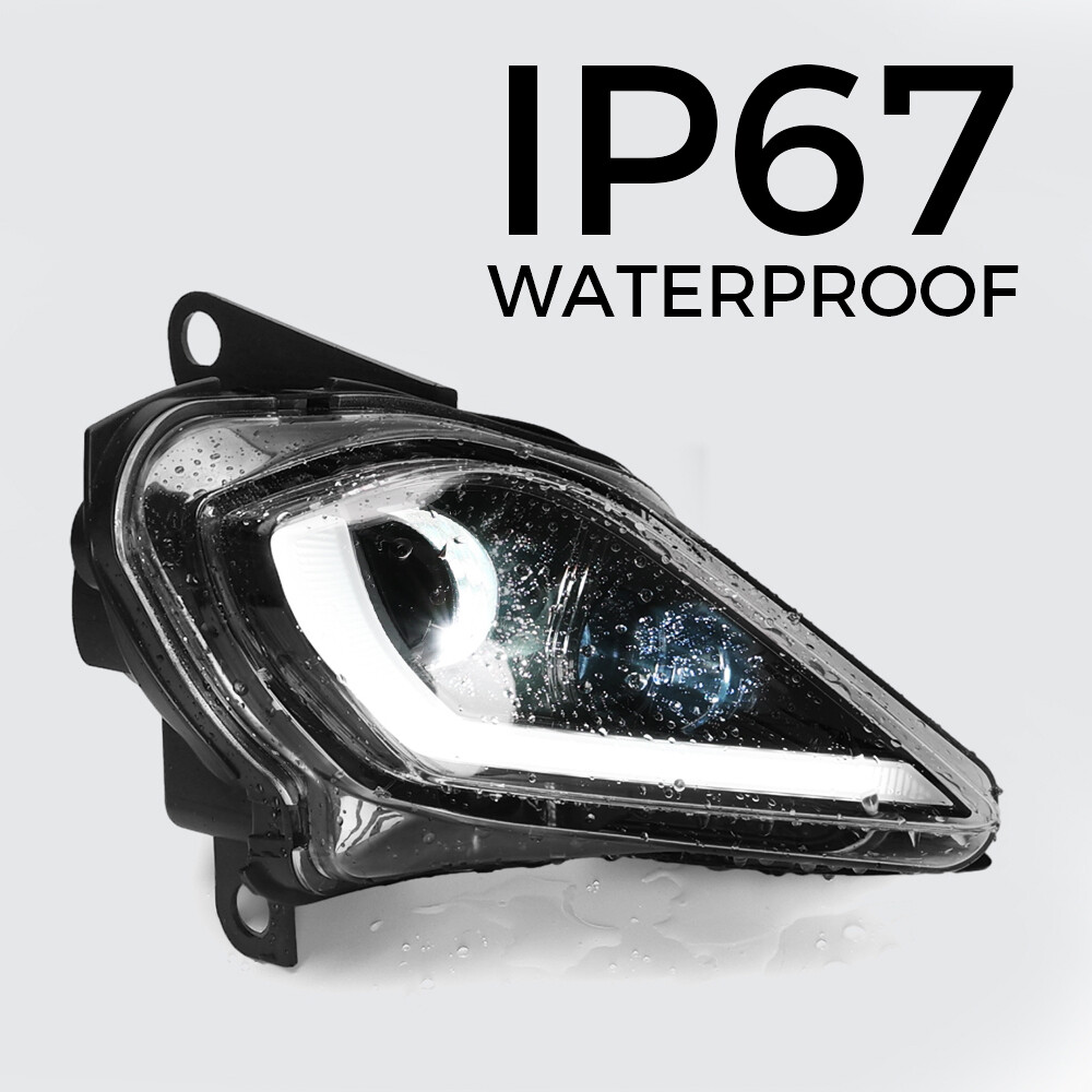 For 2006-2024 YAMAHA YFZ 450 RAPTOR 350 700 700R LED Headlights Set Head Lamps