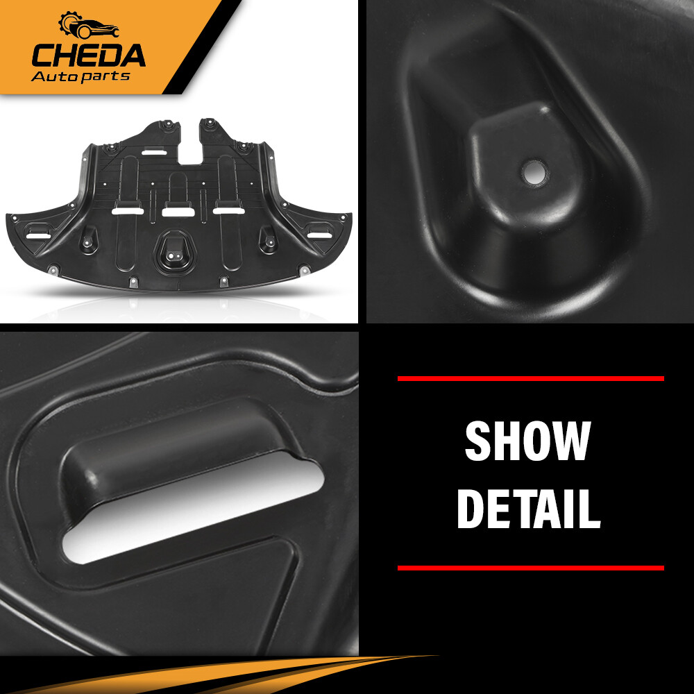 Fit For Hyundai Tucson 2016-2021 Front Engine Splash Shields Under Cover Black