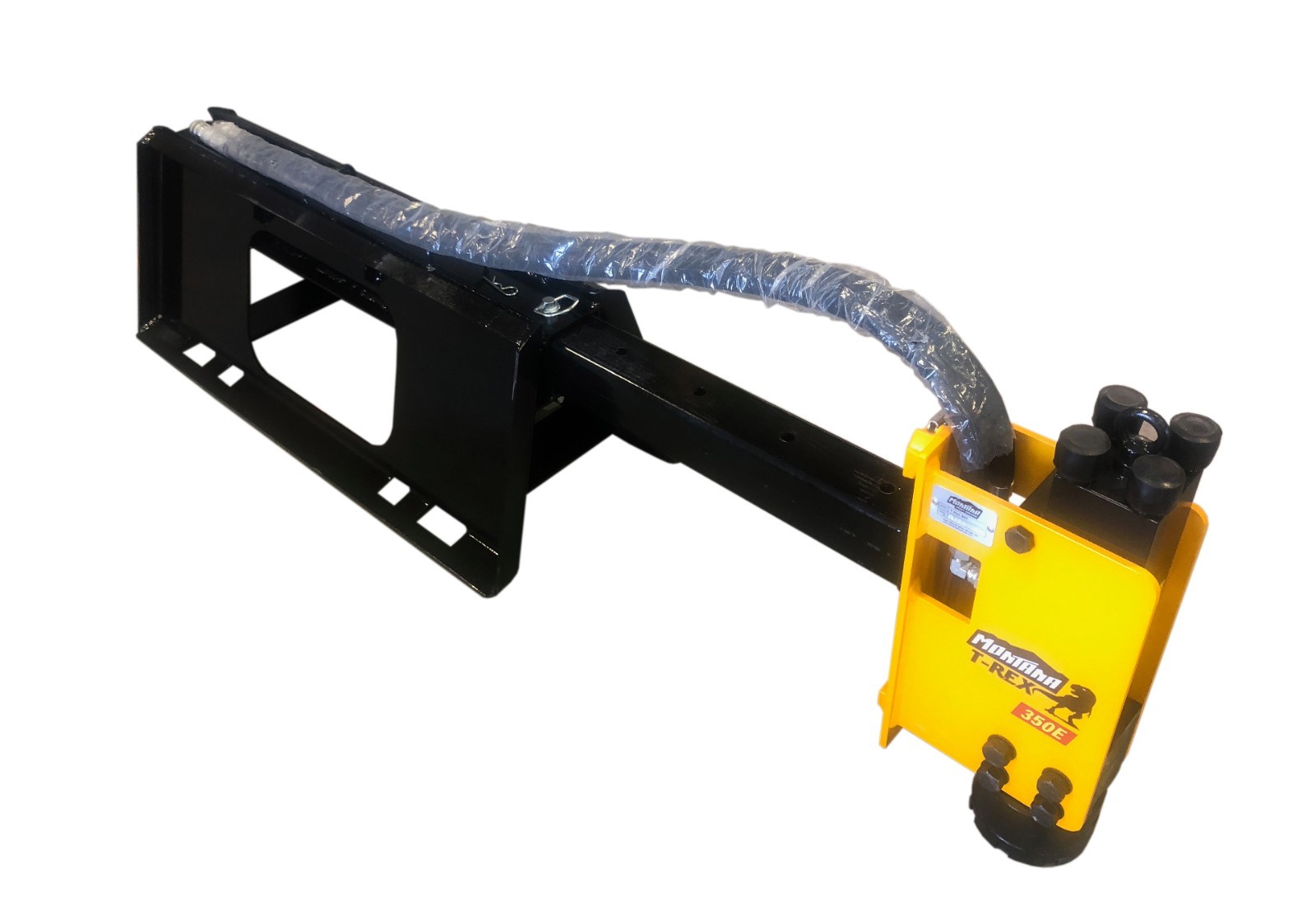 Montana 350E T-Rex T Post Oil Field Driver with Side Extension Fits Skid Steer