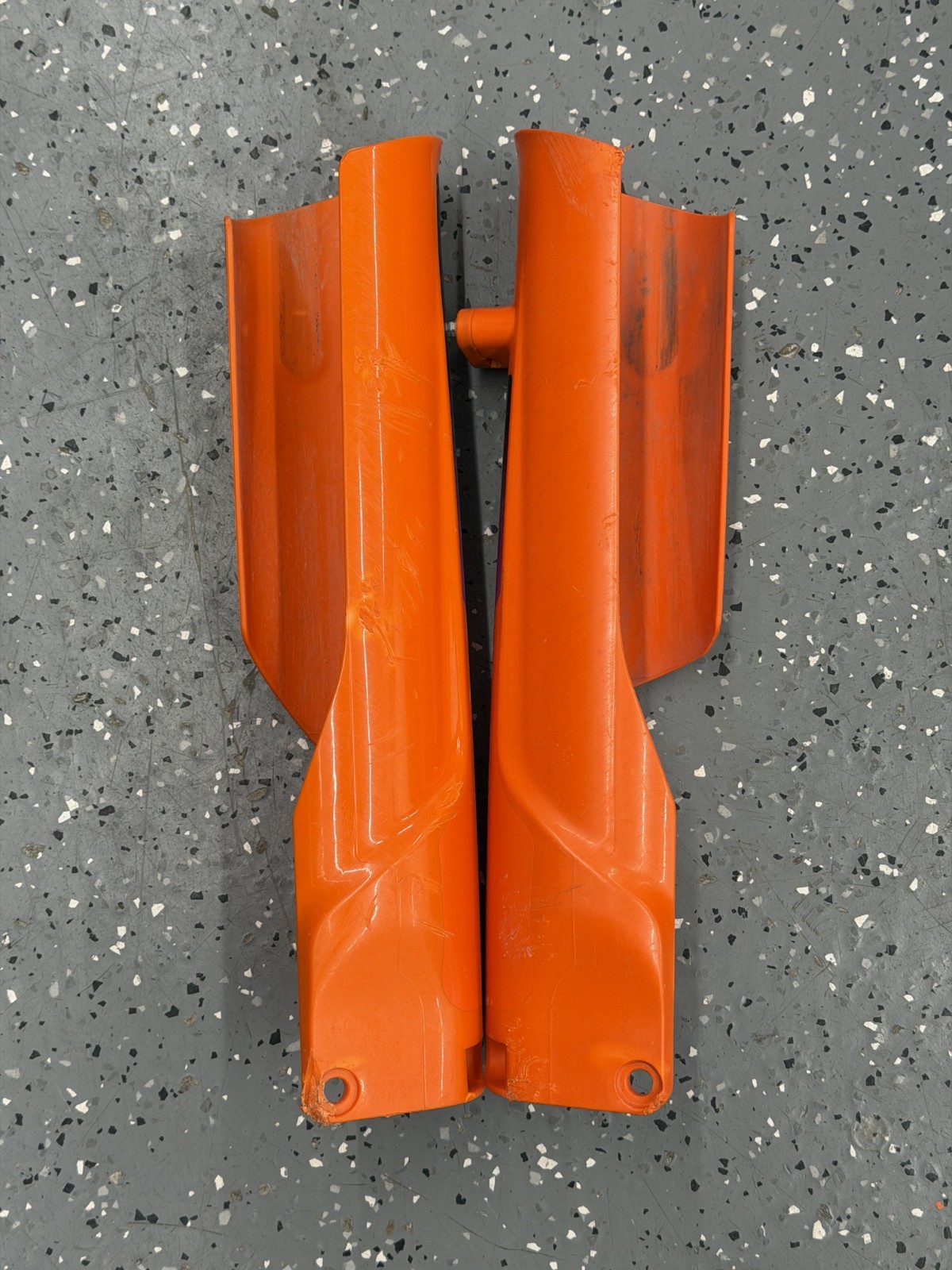 2024 KTM Enduro OEM Fork Guard Protection with Embedded Decals A46001094000EBE