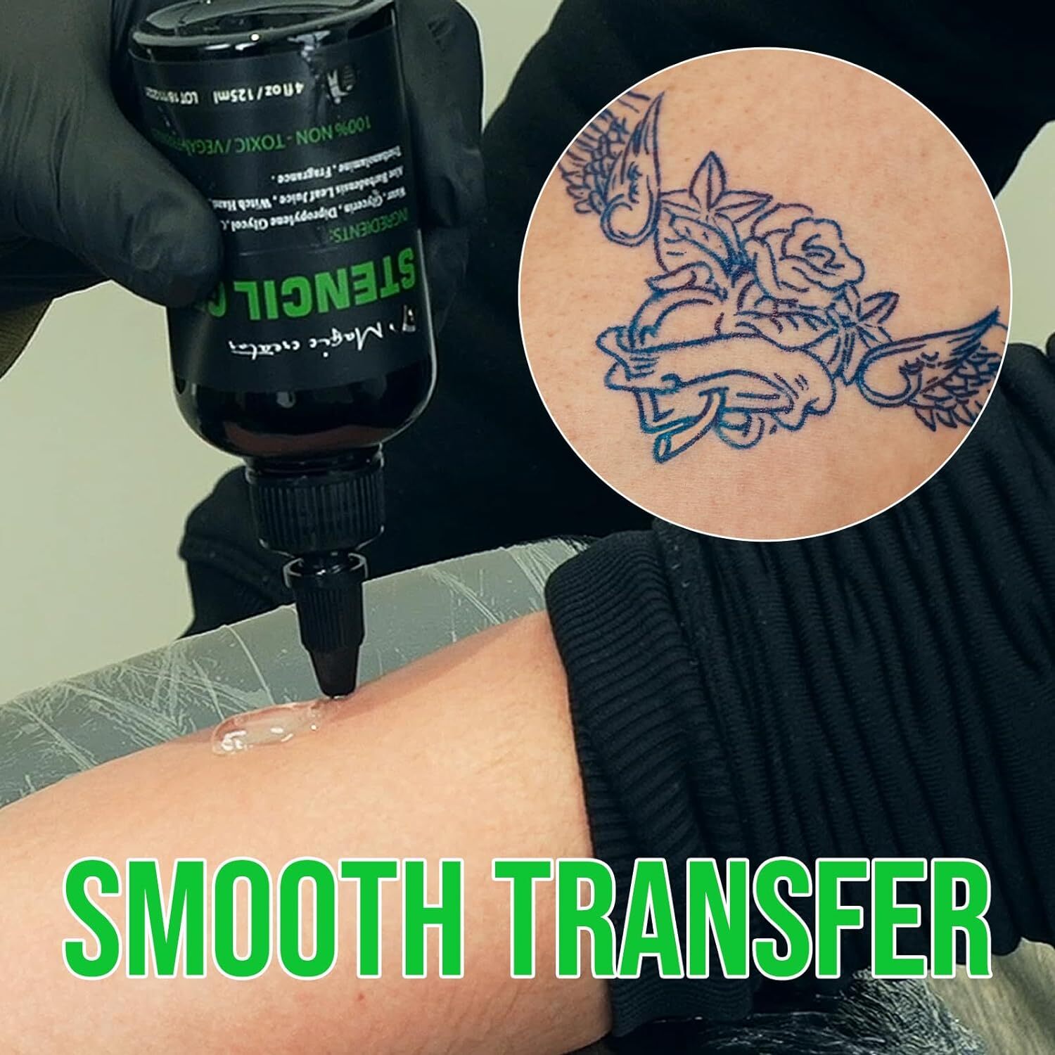 Tattoo Transfer Stuff Illusionist Stencil Gel Safe Tattoo Stencil Cream 1/4/8oz