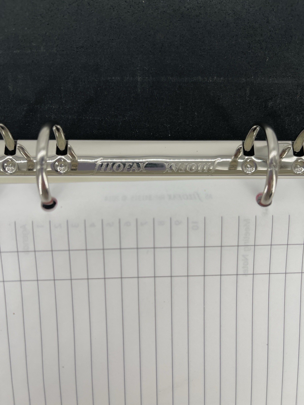 Filofax Original A5 Duck Egg Blue Leather Organizer With Paper Inserts