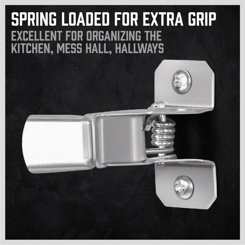 10 Pack Shovel Holder Wall Mount Garden Tool Organizer Broom Mop Spring Grip H-D