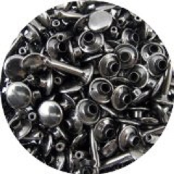 SLC Stainless Steel Double Capped Rivets for Leather Projects in Multiple Sizes