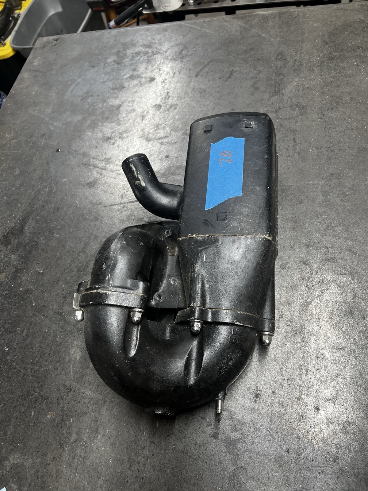 1990 Kawasaki Jet Ski 550 SX JS550 MUFFLER EXHAUST PIPE SILENCER BREAD BOX